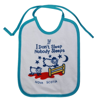 Nova Scotia Baby Bib Blue