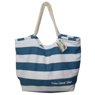 PEI Blue Stripe Bag