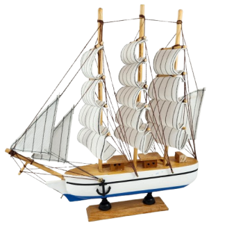 Wood Ship 11"