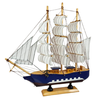 Wood Ship 11"