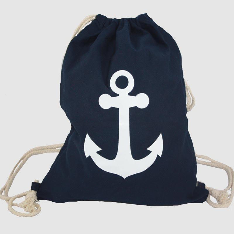 Navy Anchor Bag