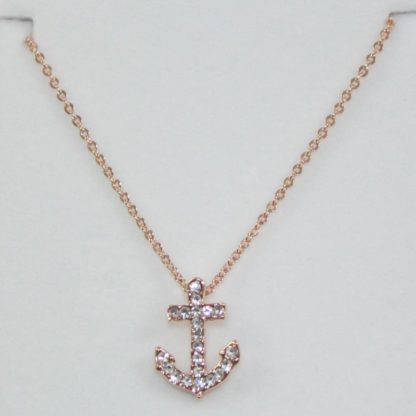 Gold Anchor Necklace