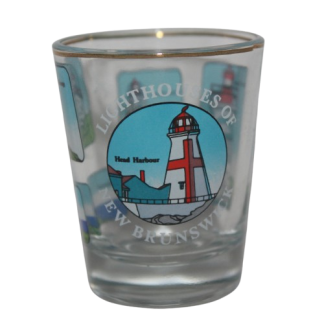 New Brunswick Lighthouse Shot Glass