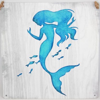 Mermaid Metal Sign