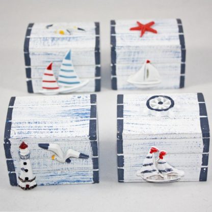 Set of 4 Nautical Chests