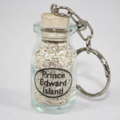 PEI Sand in Bottle Key Ring