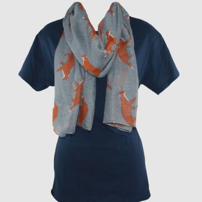 Fox Scarf Grey