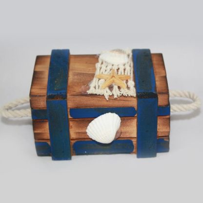 Nautical Wood Chest Small