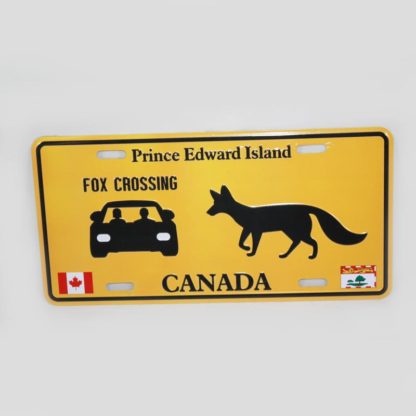 PEI Fox License Plate