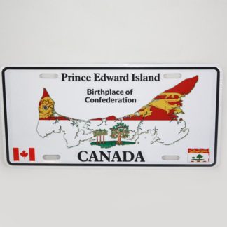 PEI Map License Plate