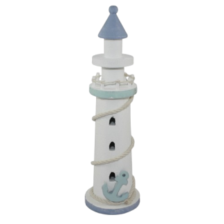 Lighthouse with Rope and Anchor