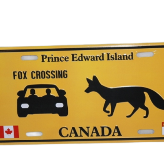 PEI Fox License Plate