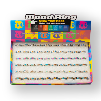 Cut Mood Ring 60Pcs.