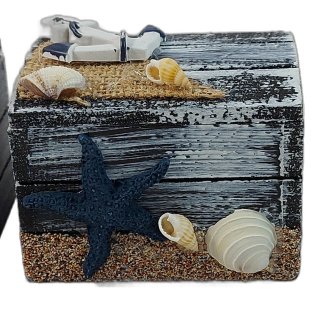Starfish Dark Wood Box