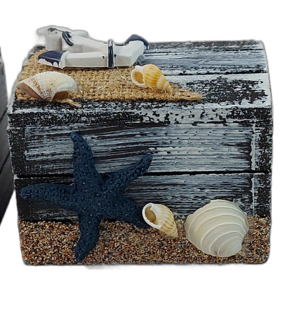 Starfish Dark Wood Box