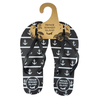 PEI Black Anchor Sandal