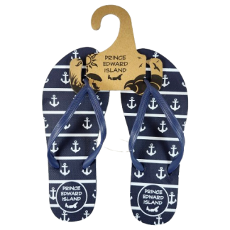 PEI Navy Anchor Sandal