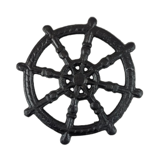 Cast Iron Ship Wheel Trivet