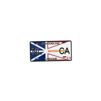 Newfoundland Flag License Plate Magnet