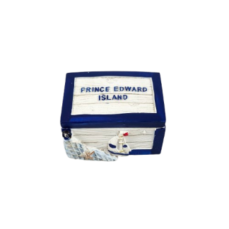 PEI Blue Trinket Box