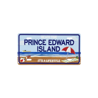 Beach License Plate Magnet