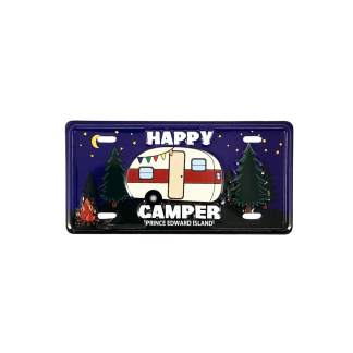 PEI Happy Camper License Plate Magnet