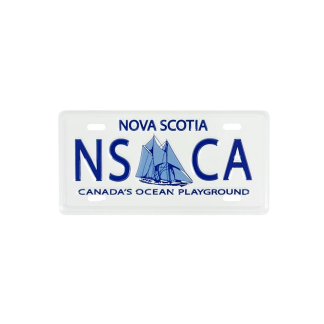 NS License Plate Magnet