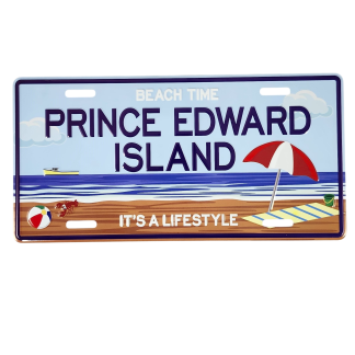 PEI Beach License Plate